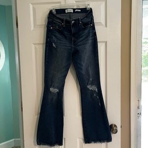 RE Generations Celebrity Pink high waisted Junior flared jeans 9/29